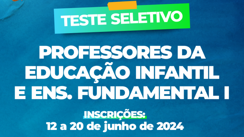 Prefeitura anuncia processo seletivo para a contratação de professores substitutos